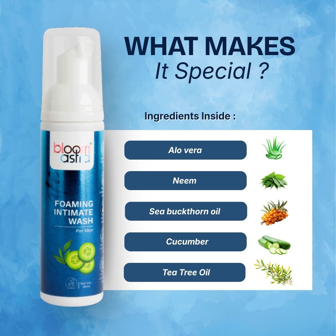 BloomSafe Foaming Intimate Wash for Men