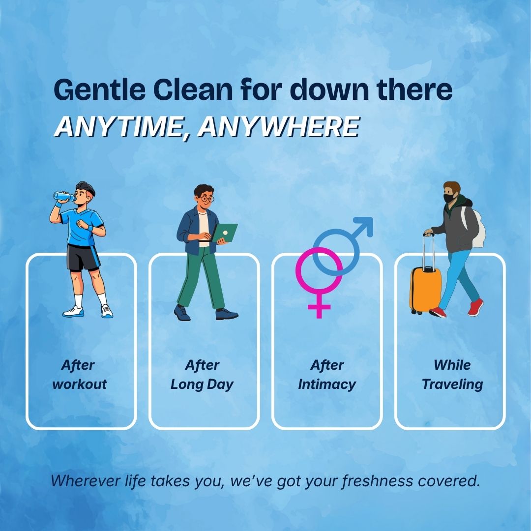 BloomSafe Foaming Intimate Wash for Men