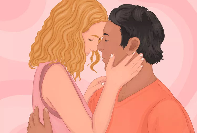 Foreplay between couples before sex in order to increase intimacy and long lasting fun