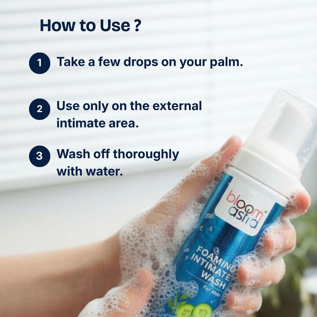 BloomSafe Foaming Intimate Wash for Men